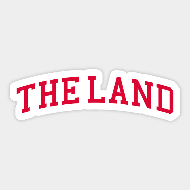 The Land Baseball Sticker by CC0hort